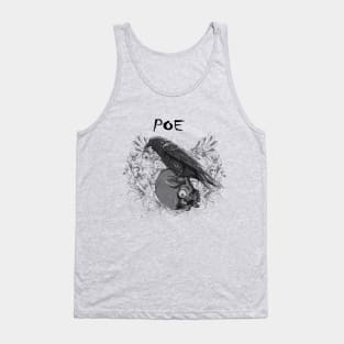 Poe's Raven, Inspired By Edgar Allan Poe Tank Top